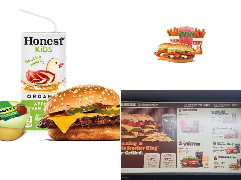 Burger King Menu