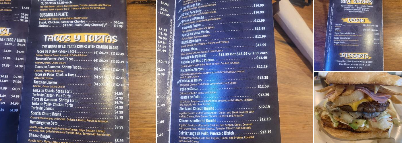 Haydee's Cafe Menu