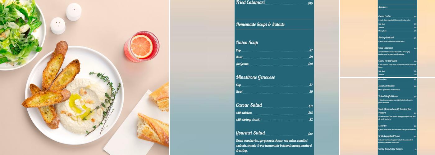 Villa Paul Menu