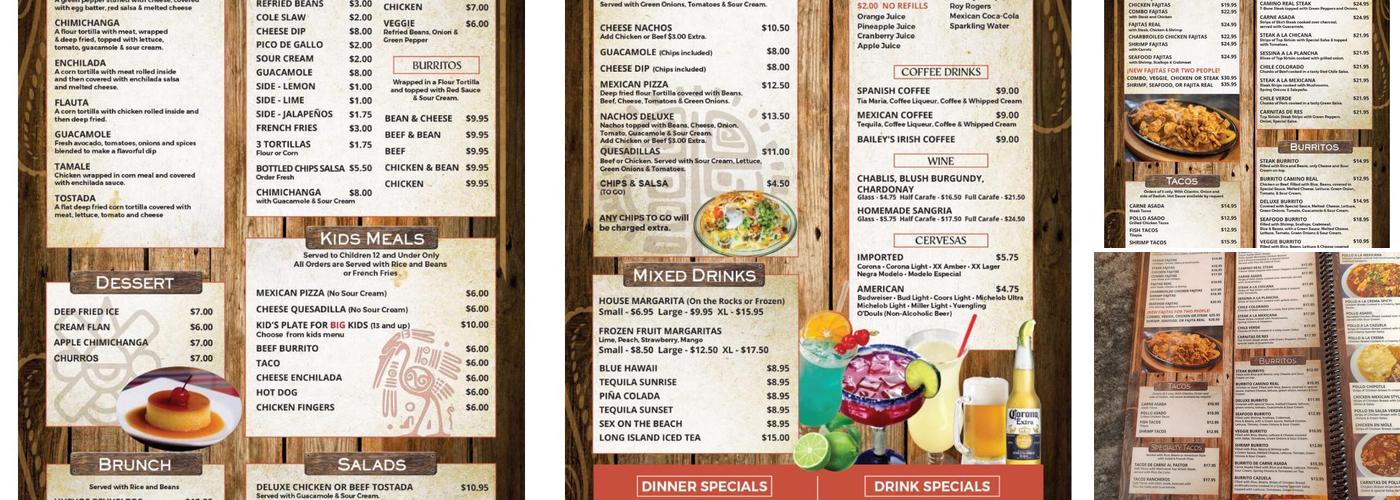 Mi Ranchito Menu