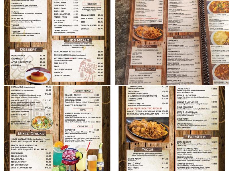 Mi Ranchito Menu