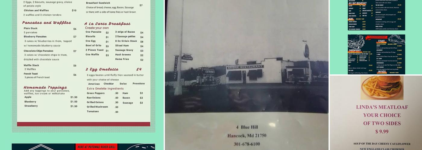 Potomac River Grill Menu