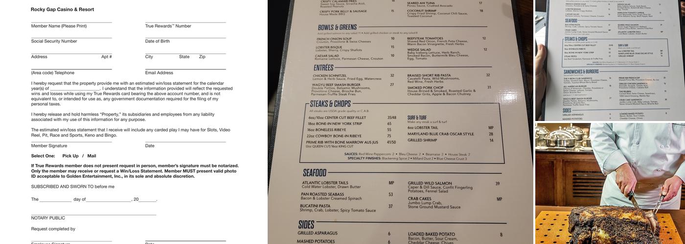 Lakeside Grille Menu