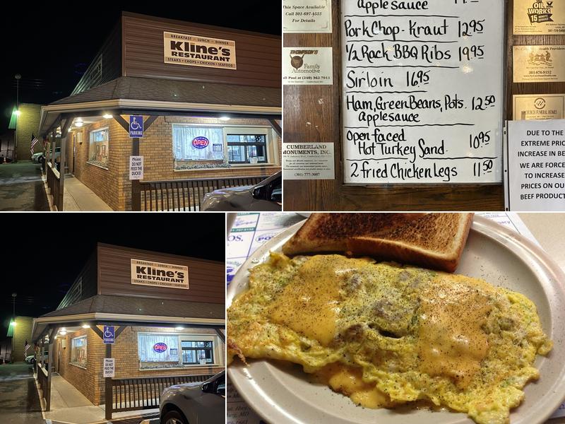Kline's Restaurant 10307 National Hwy SW, Cumberland