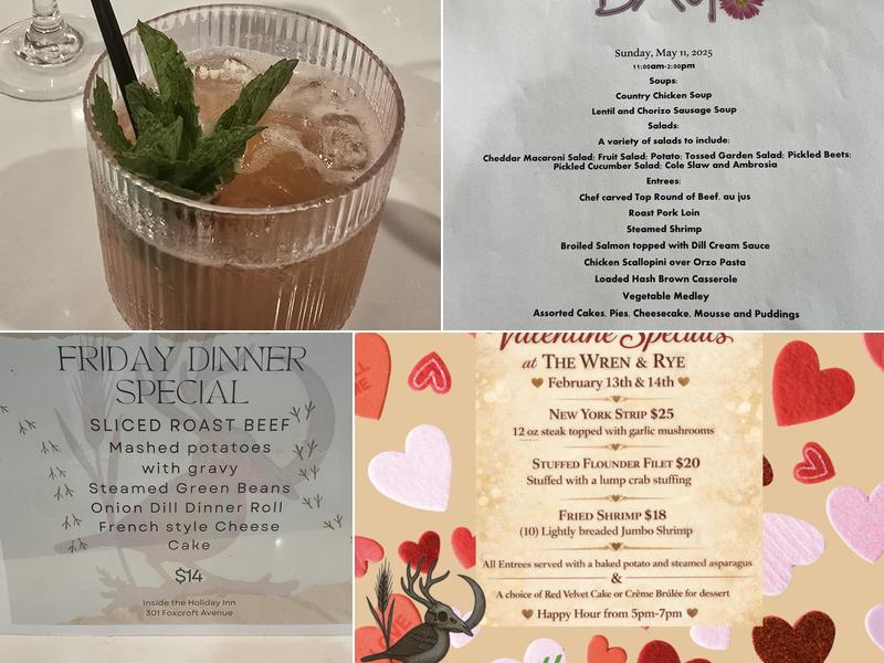 Heatherfields Restaurant and Lounge Menu