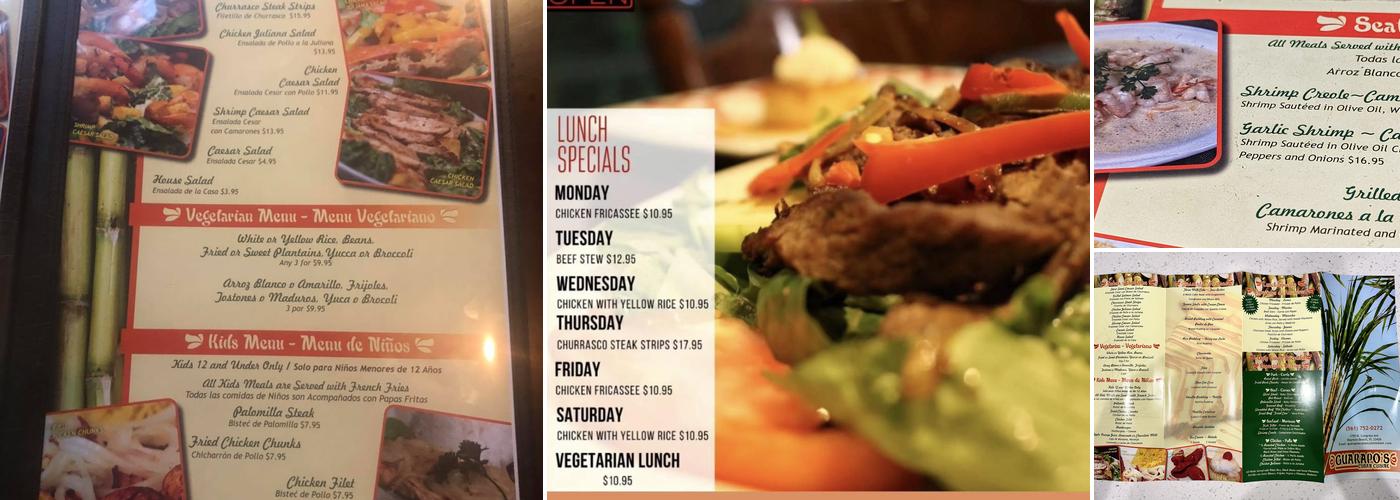 Guarapo's Cuban Cuisine Menu