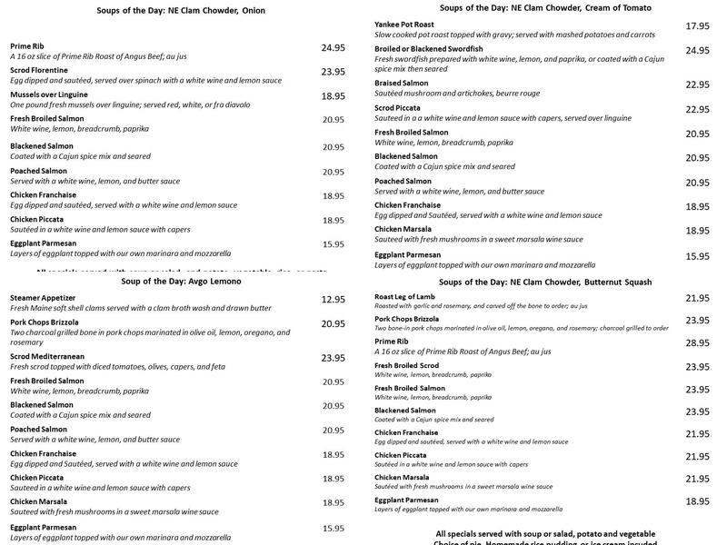 Constantine's Restaurant, Woodbury Menu, Reviews (117), Photos (56