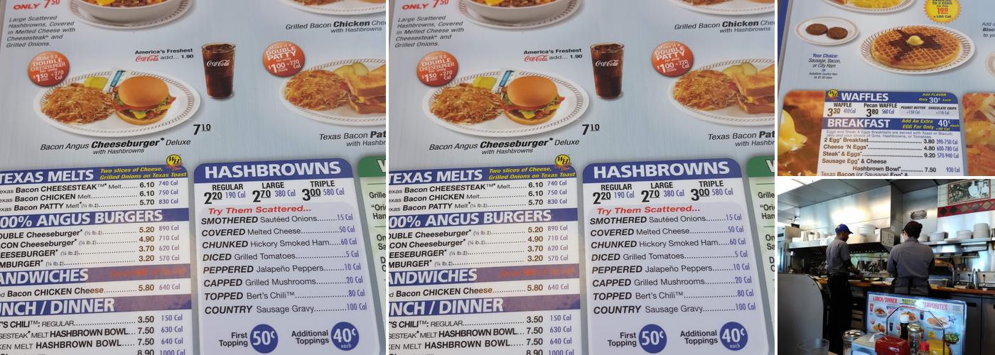 Waffle House Menu