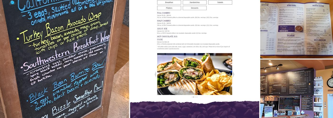 Spot Coffee Menu