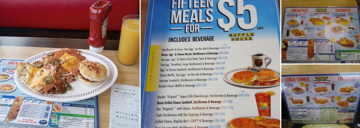 Waffle House Menu