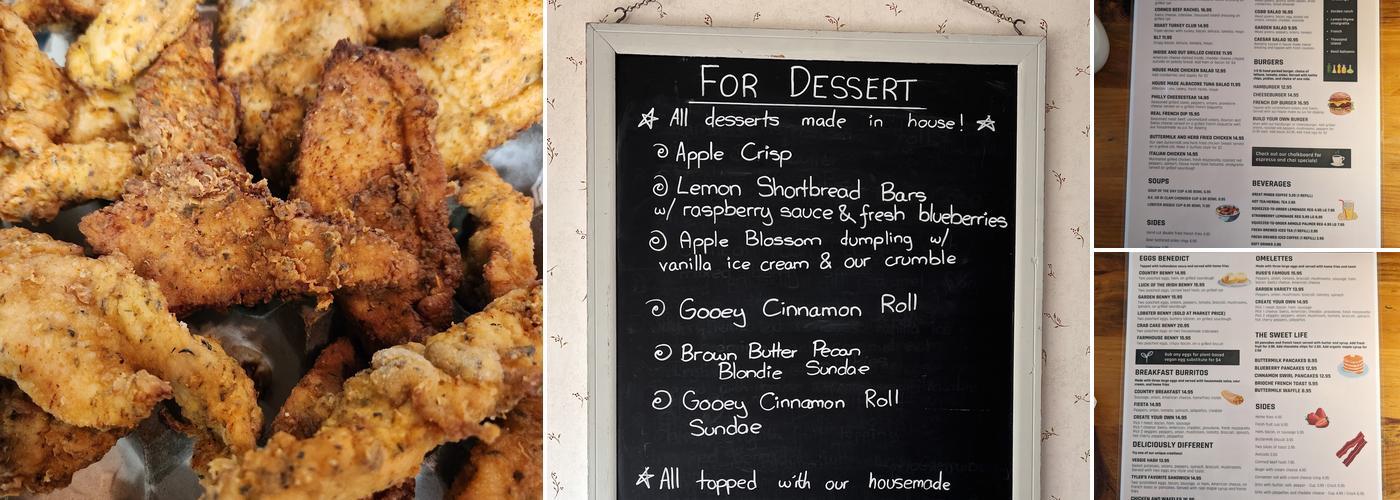 Rachel's Kitchen Menu