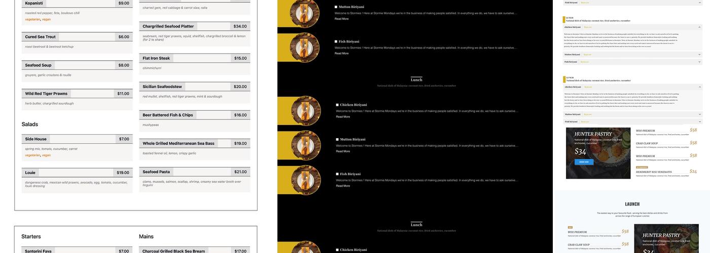 Lino's Mexican Grill Menu