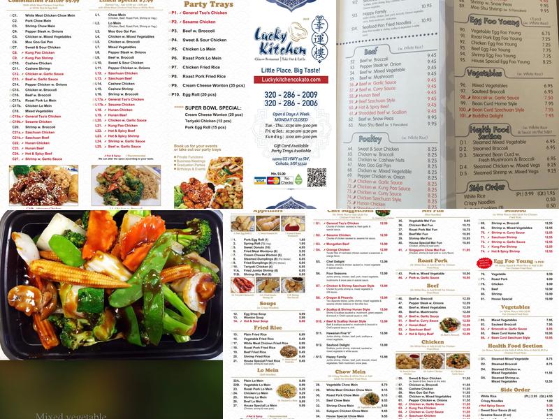 Lucky Kitchen Menu
