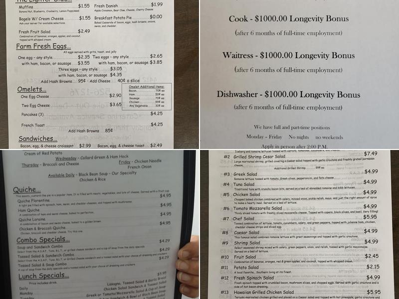 Gazebo Coffee Shoppe & Deli Menu