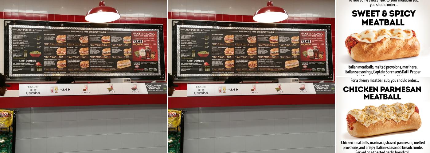 Firehouse Subs Mccalla Menu