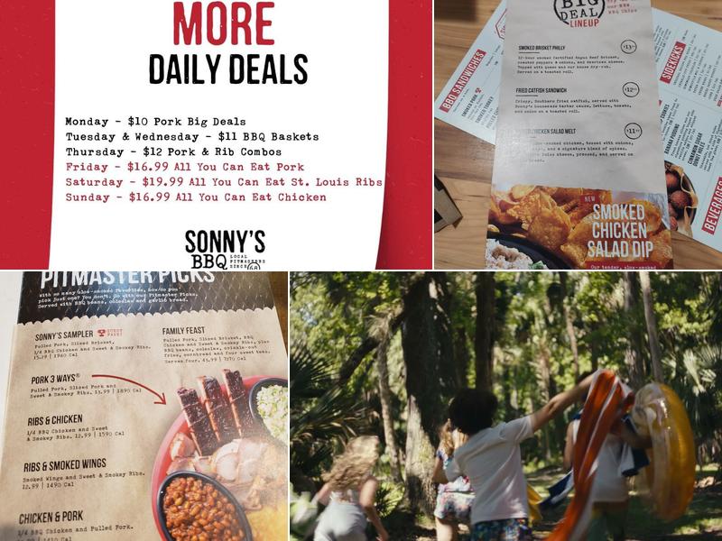 Sonny's BBQ Menu