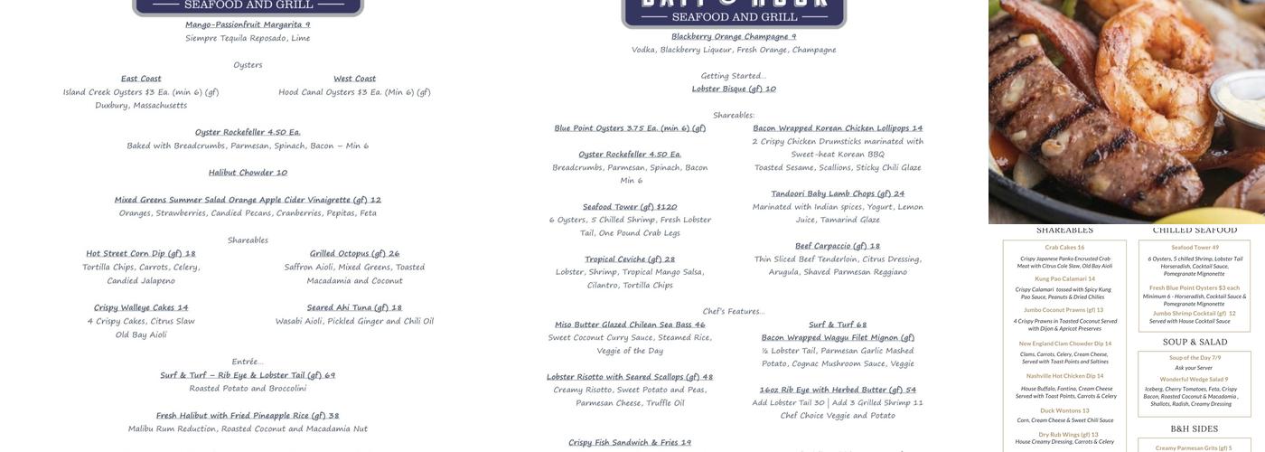 Bait & Hook Menu