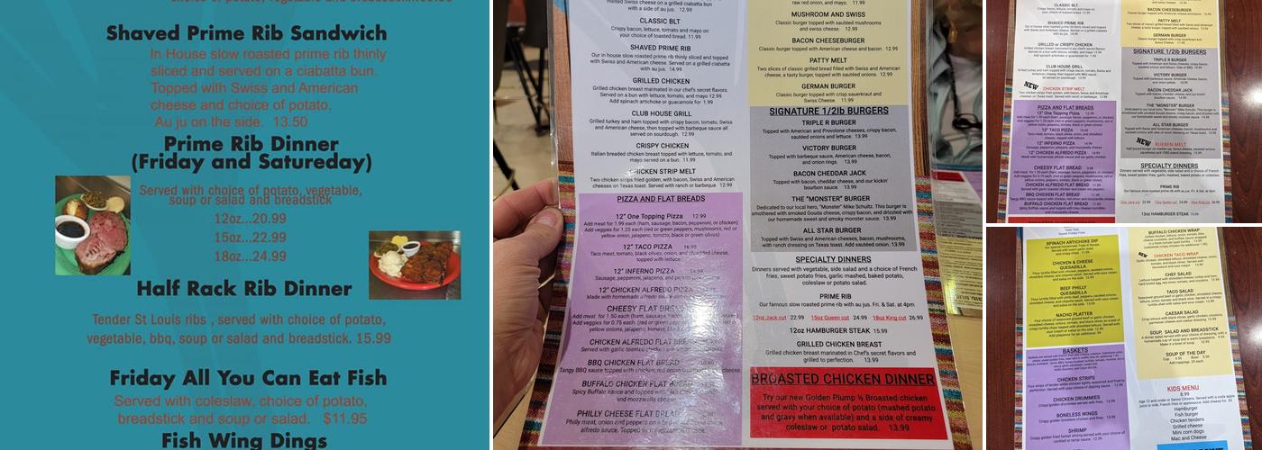 Triple R Grill & Bar Menu