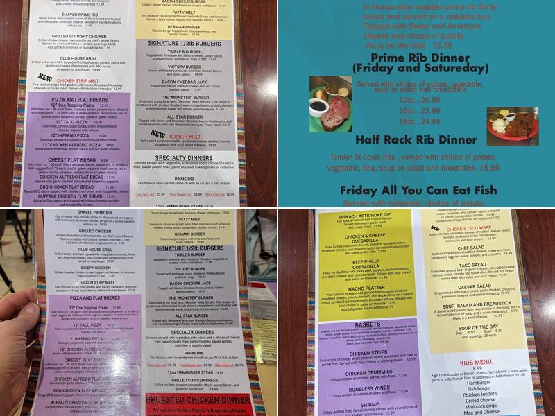 Triple R Grill & Bar Menu