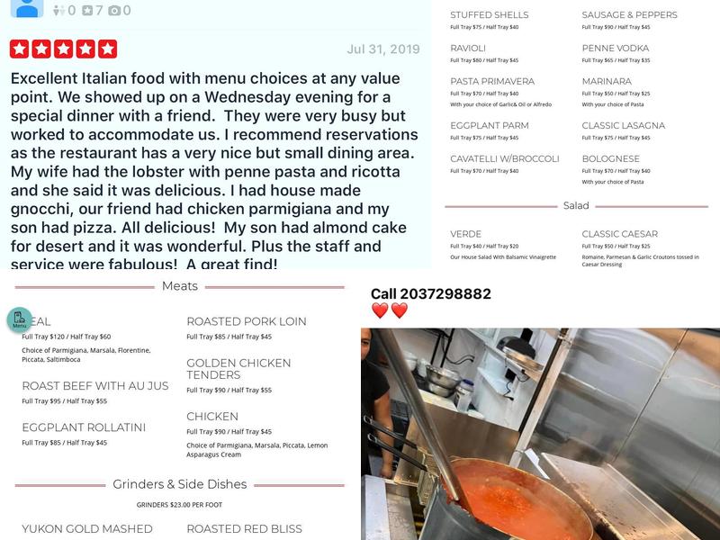 The Original Antonio's Menu