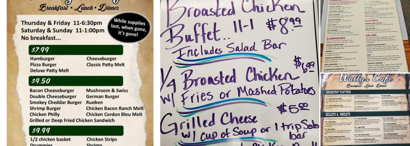Lynn's Diner Menu