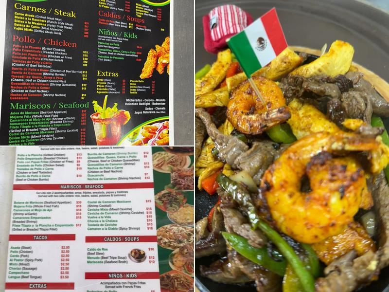 Las Reynas Swap Shop Menu