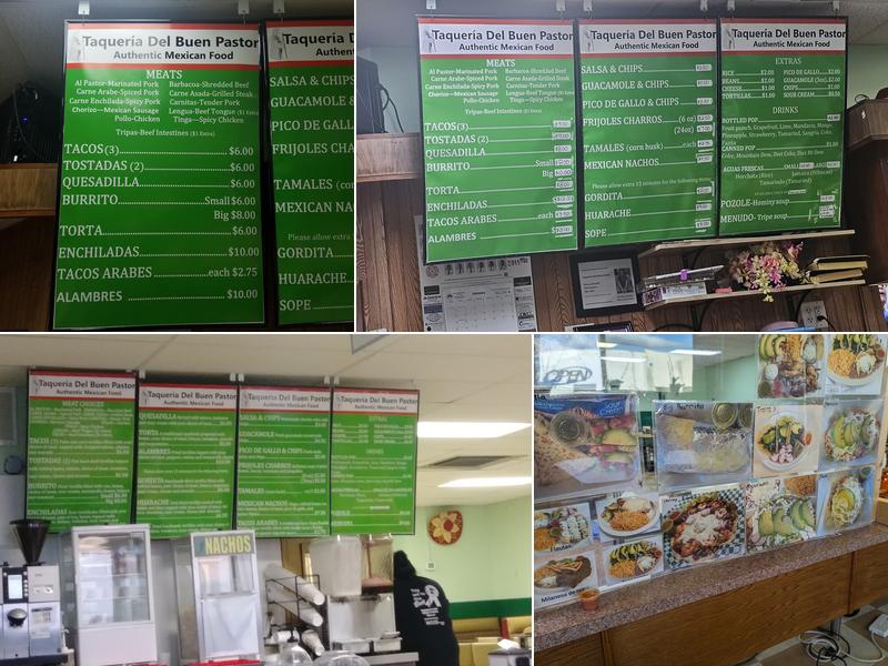 Taqueria Del Buen Pastor Menu
