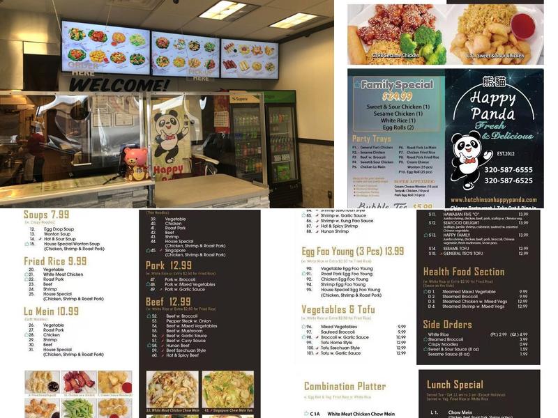 Happy Panda Menu