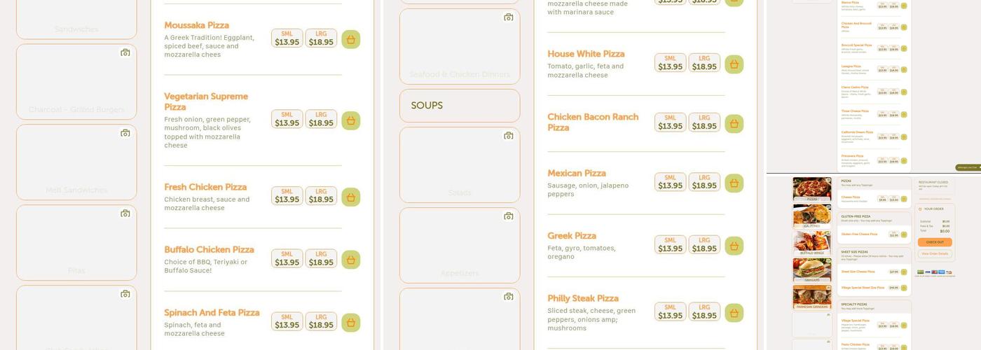 Village Pizza & Grille Menu