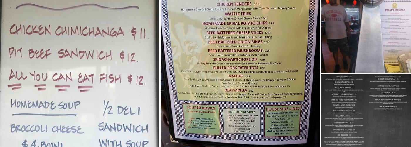 First Round Draft Menu