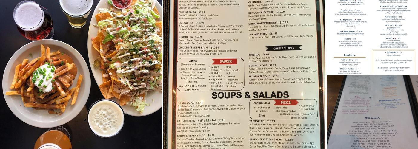 Heartbreakers Bar & Grill Menu