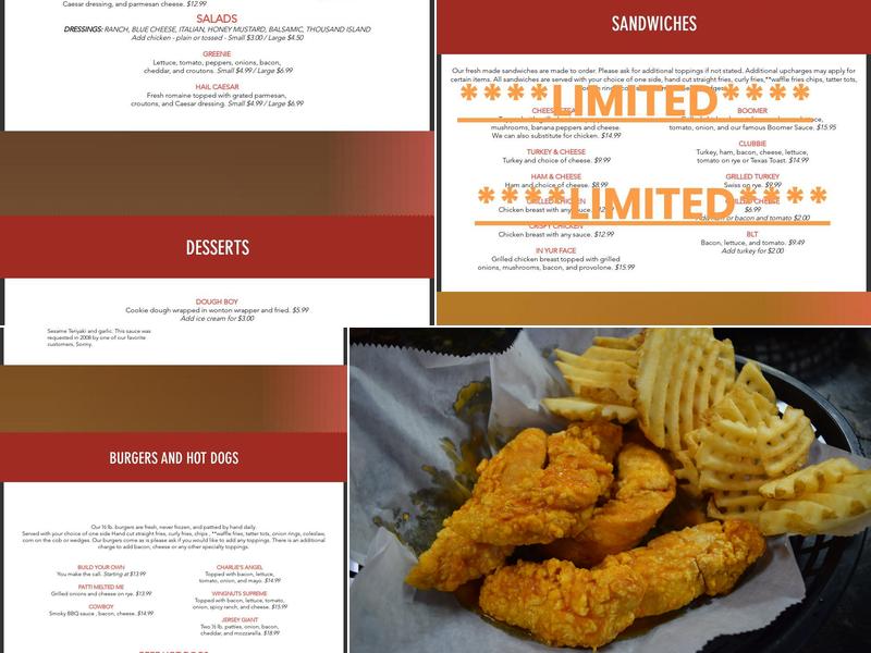 Wingnuts Menu