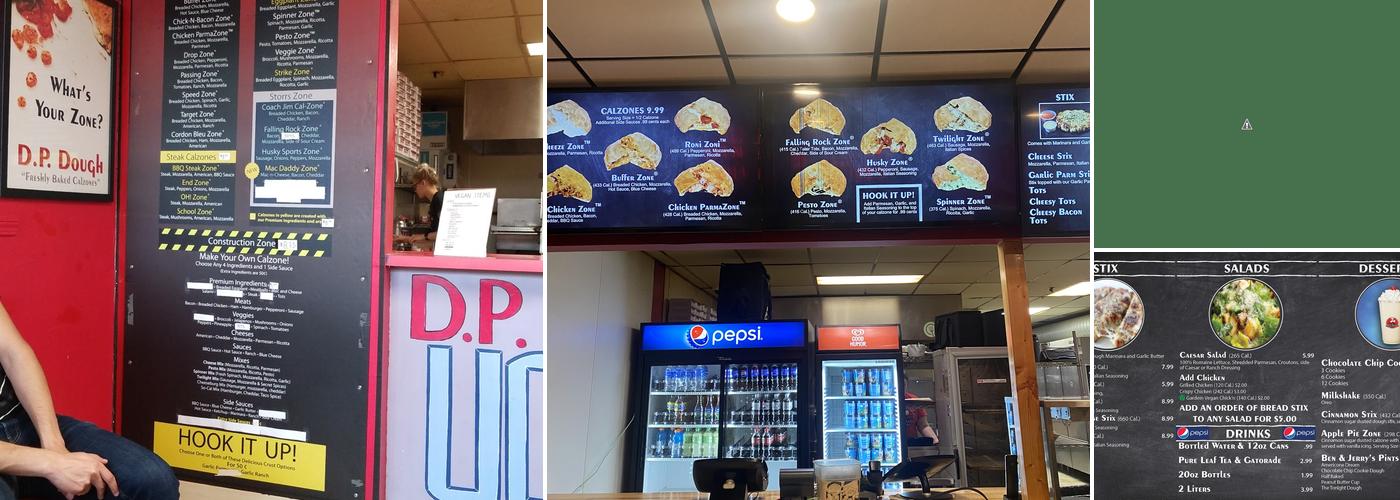 D.P. Dough Menu