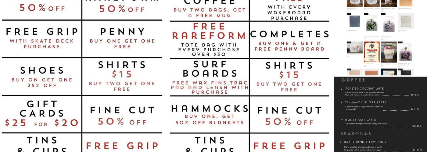 The House of Ride Nature Menu