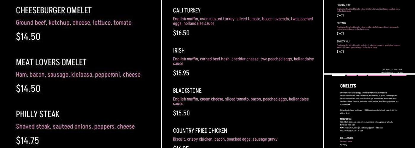 That Breakfast Place Menu