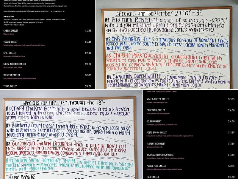 That Breakfast Place Menu