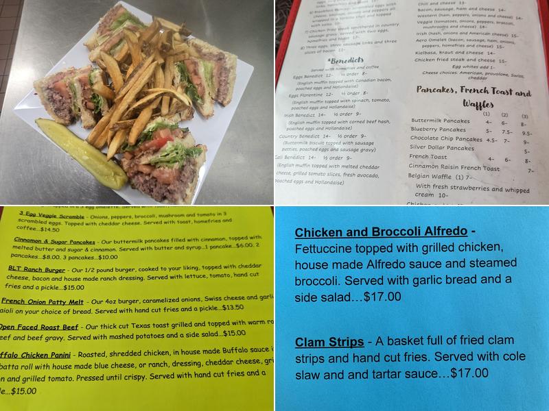 Aero Diner Menu
