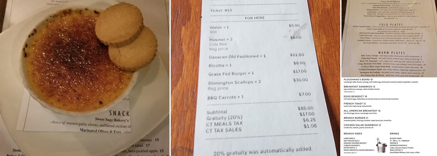 Stone Row Kitchen + Bar Menu