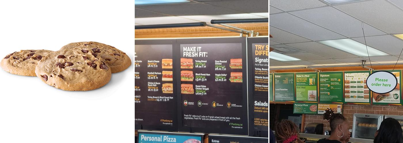 Subway Menu