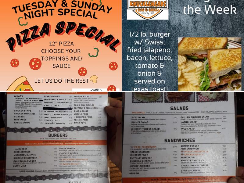 Knuckleheads Bar & Grill Menu