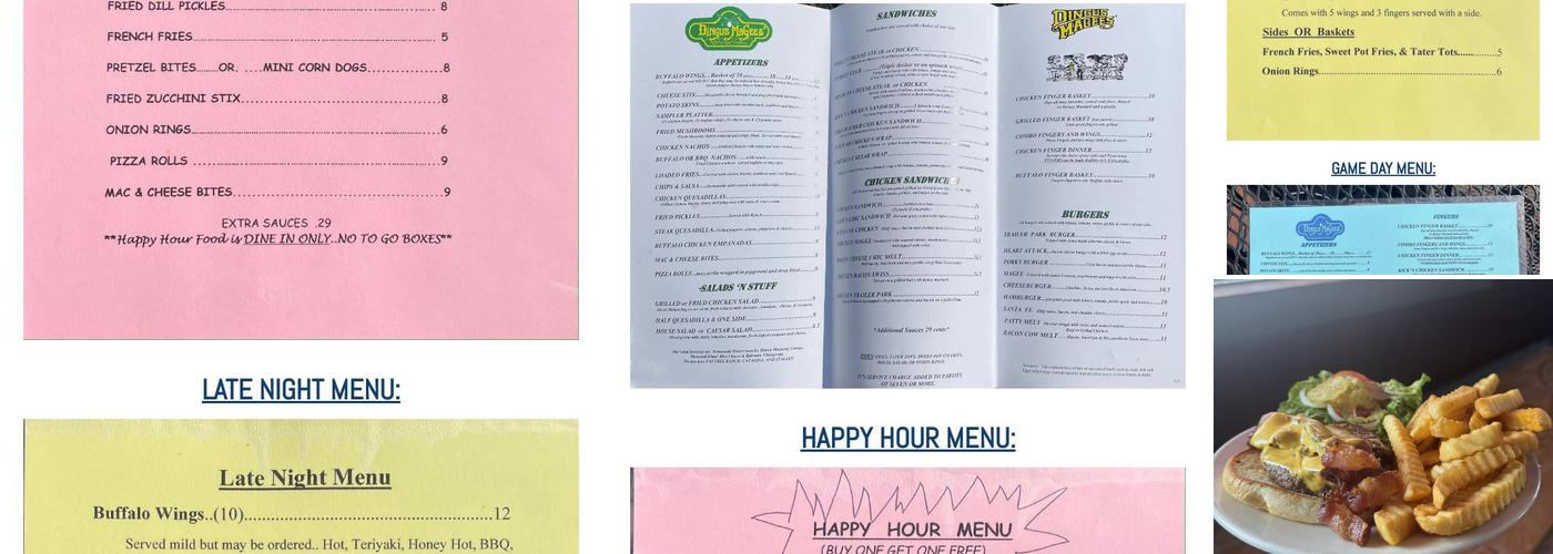 Dingus Magee's Restaurant Menu
