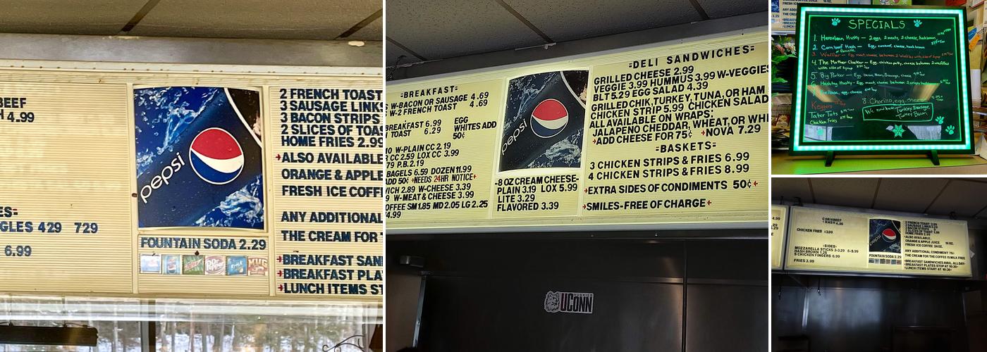 Bagel Zone Cafe & Grill Menu