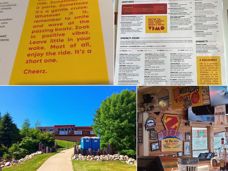 Zorbaz Menu