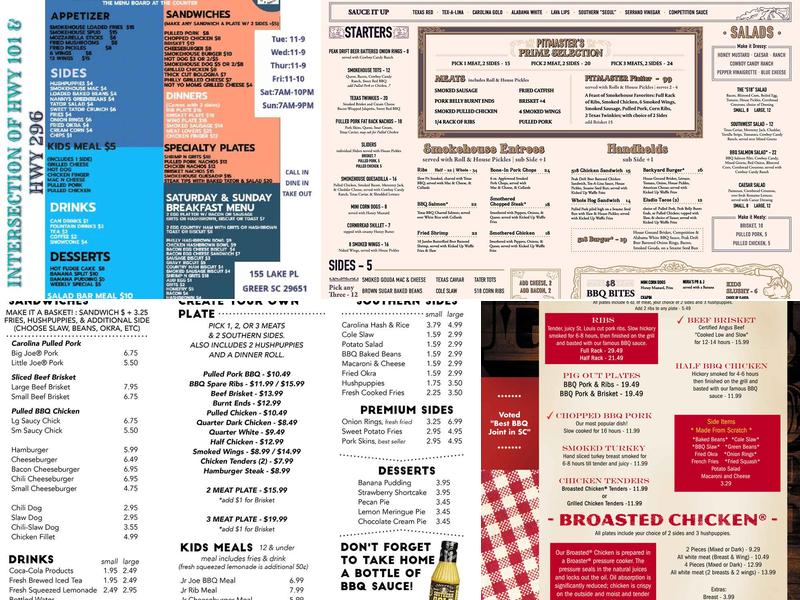 Lester's Bar-B-Que Menu
