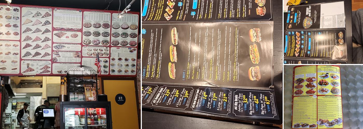 Big Mama's & Papa's Pizzeria Menu