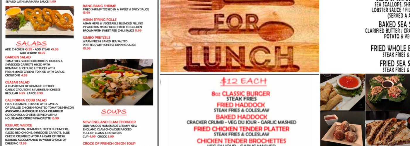 Firebrands Bar & Grill Menu