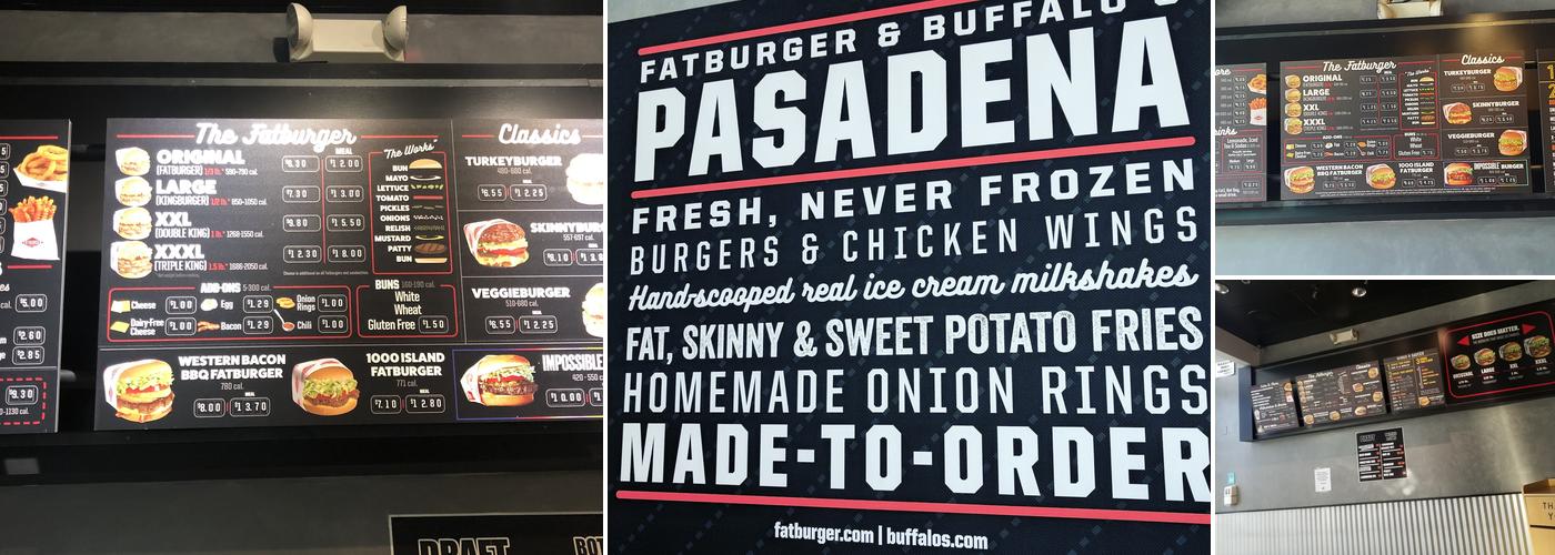 Fatburger & Buffalo's Express Menu