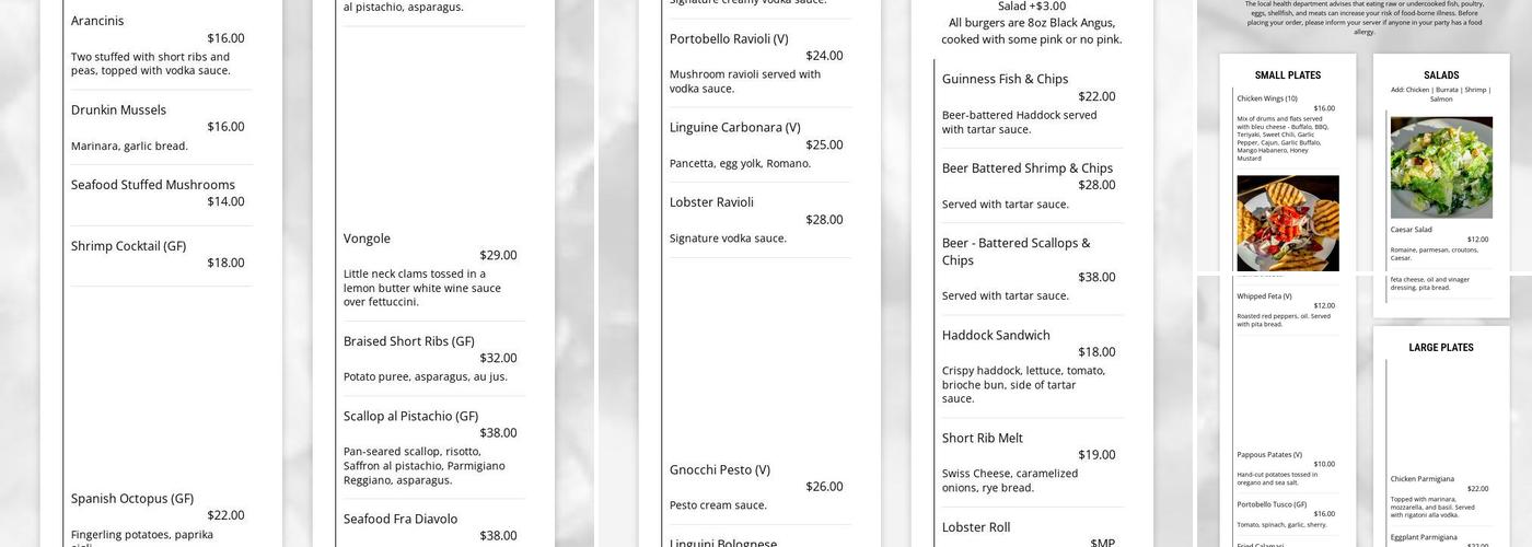 Lakeview Banquets & Restaurant Menu