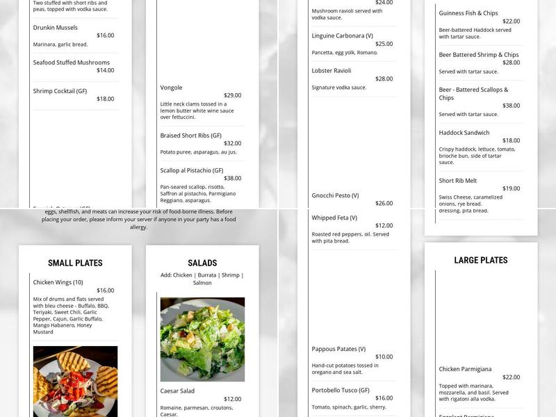 Lakeview Banquets & Restaurant Menu