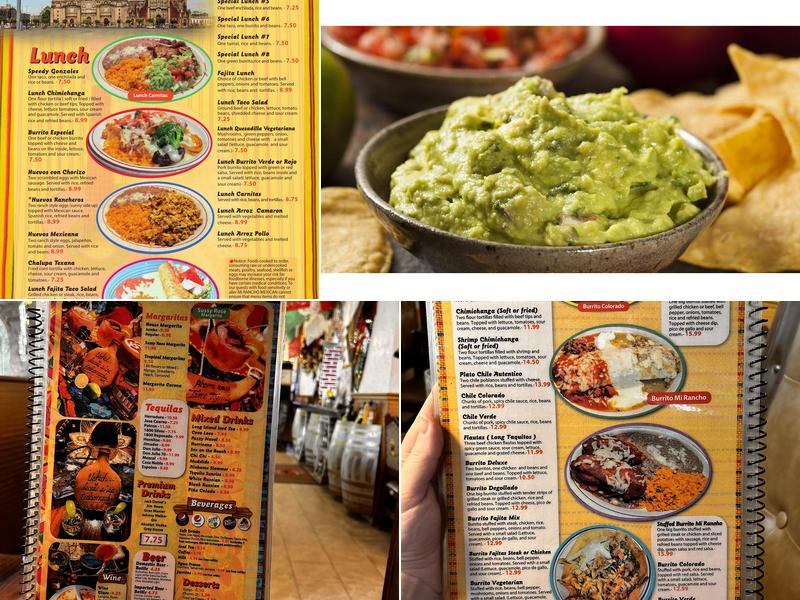 Mi Rancho Menu